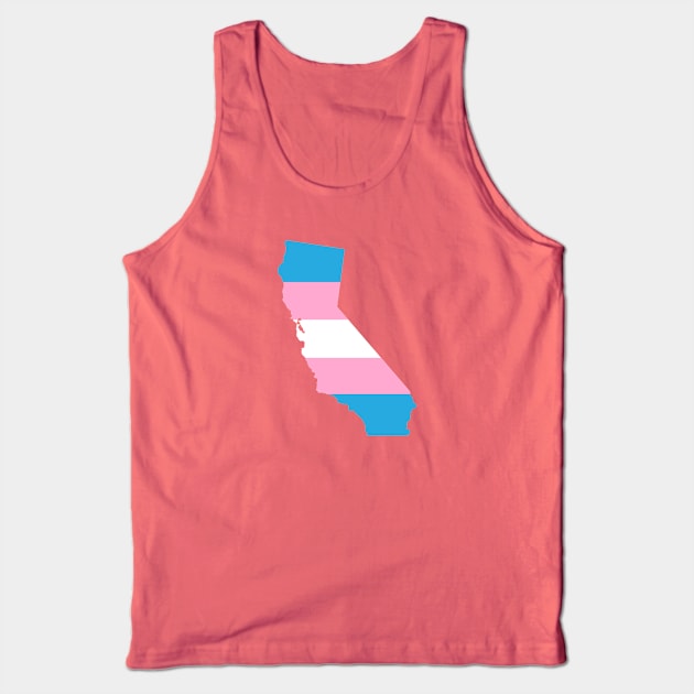 California Trans Pride Tank Top by littleSamantics